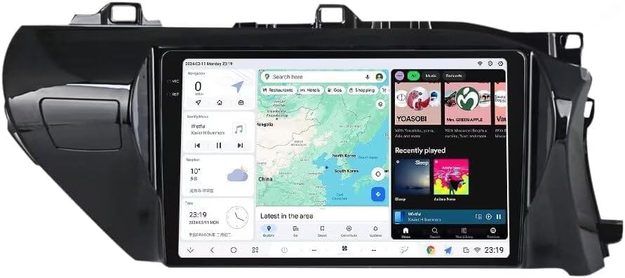 Toyota Hilux GD6 (2016 - 2020) - DUDU7 9.5 Head Unit Upgrade Kit