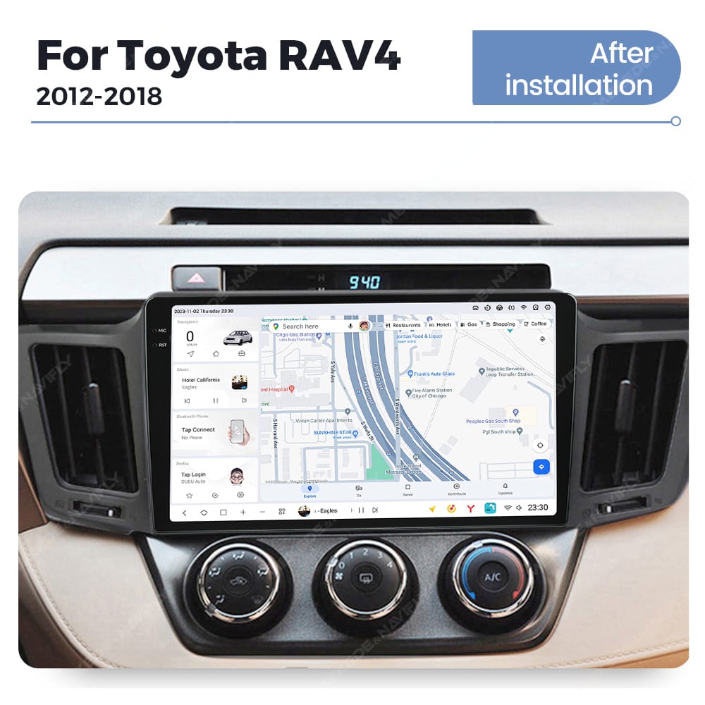 Toyota RAV4 (2012–2018) DUDUAUTO DUDU7 Android Head Unit - Image 2