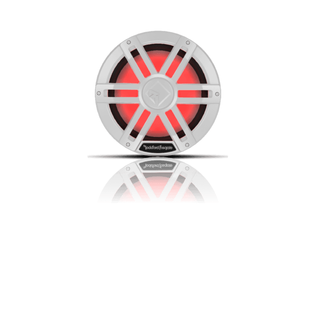 M1D2-12 – Rockford Fosgate –  RGB Lighted 2ohm White Marine Sub