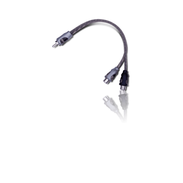 RFIY-1M – Rockford Fosgate – Twisted Pair Y-Adapter 1 Male To 2 Female