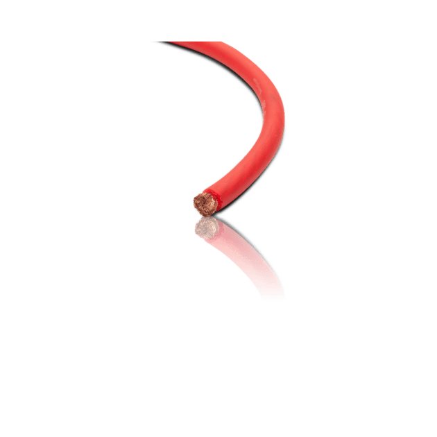 RFW1R – Rockford Fosgate – 1/0 AWG Frosted Red Wire