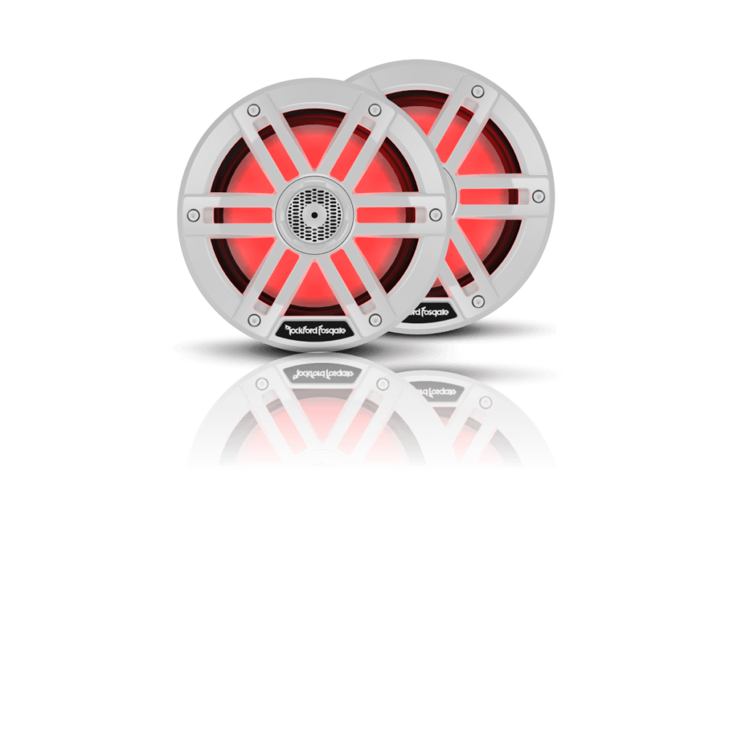 M1-8 – Rockford Fosgate – White – Color Optix Marine 2-Way Speakers