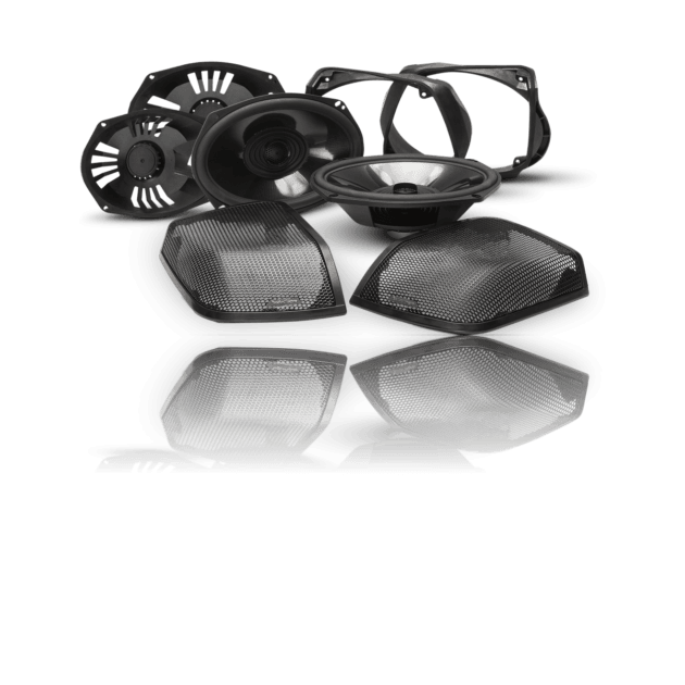 TMS69BL14 – Harley Davidson – Rockford Fosgate – Power Motor Sports 6  Road Glide F/RSpks