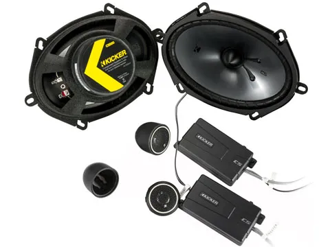 Kicker 46CSS684 6x8 CS Component Speakers