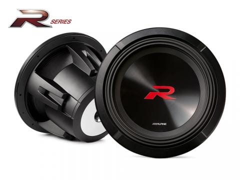 Alpine R2-W12D2 R-Series 12-Inch Subwoofer with Dual 2-Ohm Voice Coils