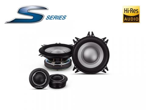 S2-S40C- Alpine S2-S40C S-Series 4-Inch Component speaker