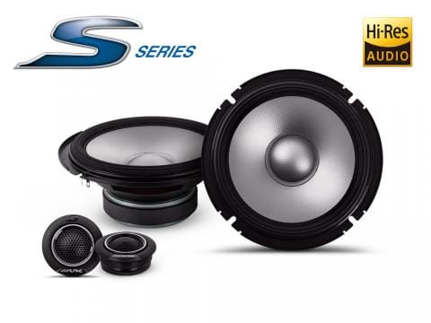 S2-S65C- Alpine S2-S65C S-Series 6.5-Inch Component Speaker