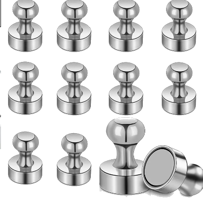 Neodymium Magnets Extra Strong for Magnetic Board Mini Magnets – Chrome - view 1