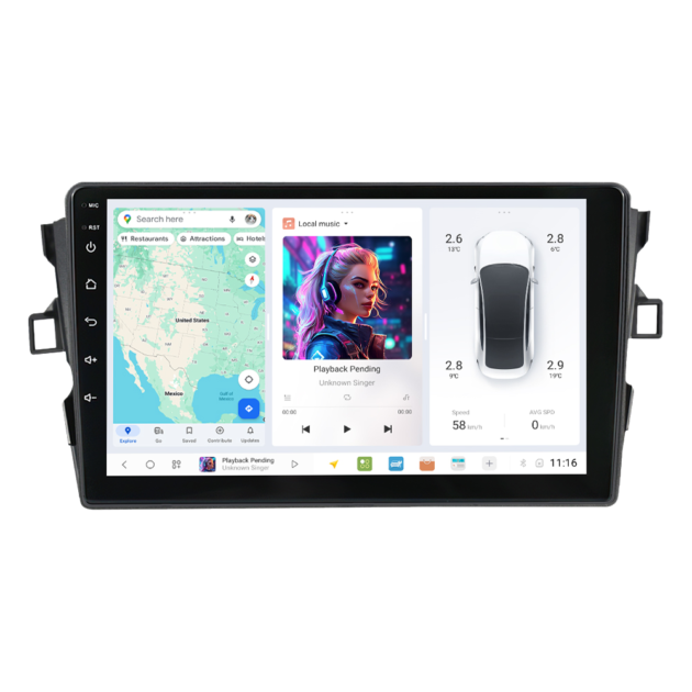 Toyota Auris (2006-2011) DUDUAUTO Android Radio