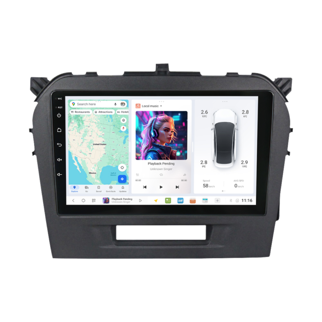 Suzuki Vitara (2014-2018) DUDUAUTO Android Radio