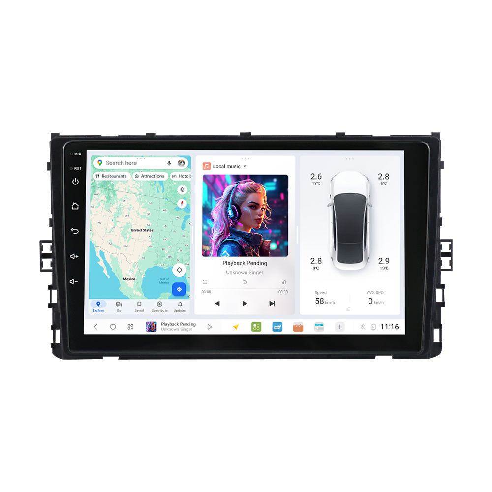 Volkswagen (2018) DUDUAUTO Android Radio