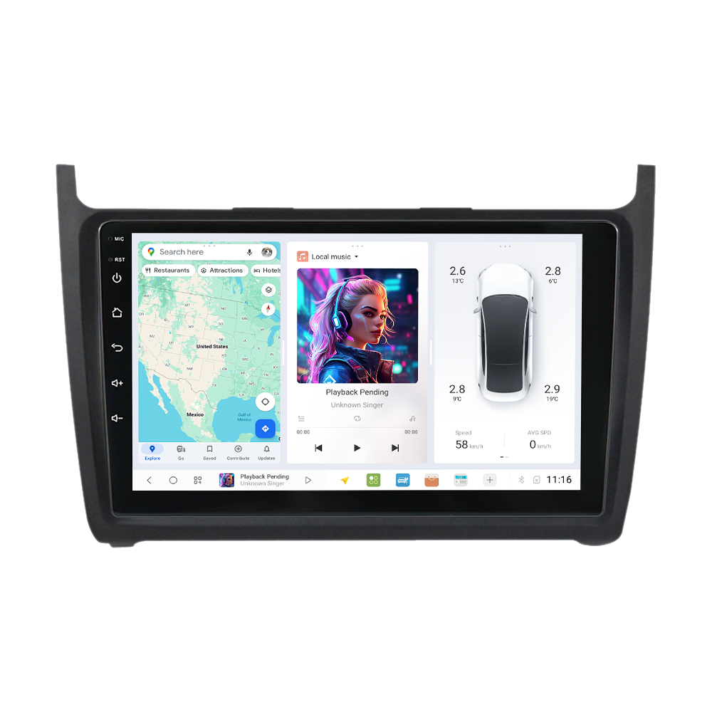 Volkswagen Golf Passat DUDUAUTO Android Radio