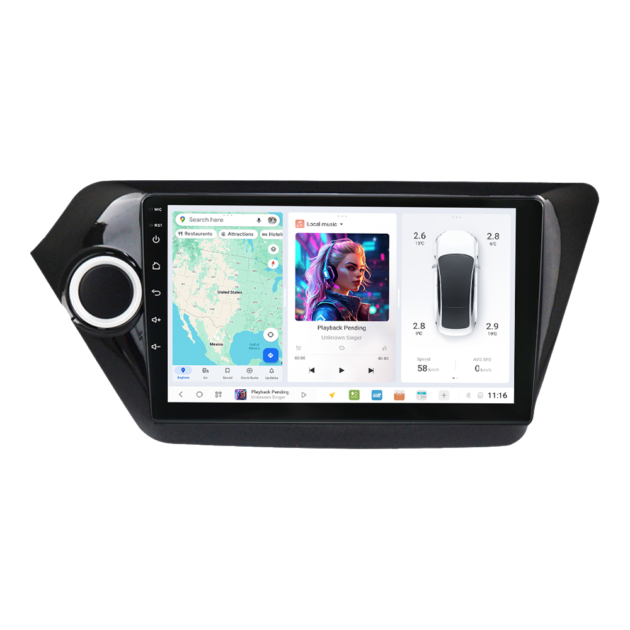 KIA RIO (2011-2015) DUDUAUTO Android Radio