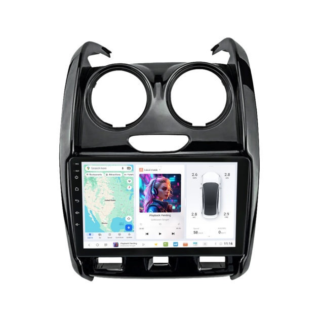 Renault Duster (2015-2020) DUDUAUTO Android Radio