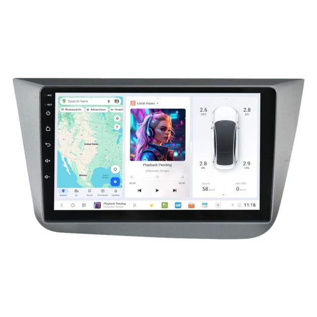 Seat Altea (2004-2015) DUDUAUTO Android Radio