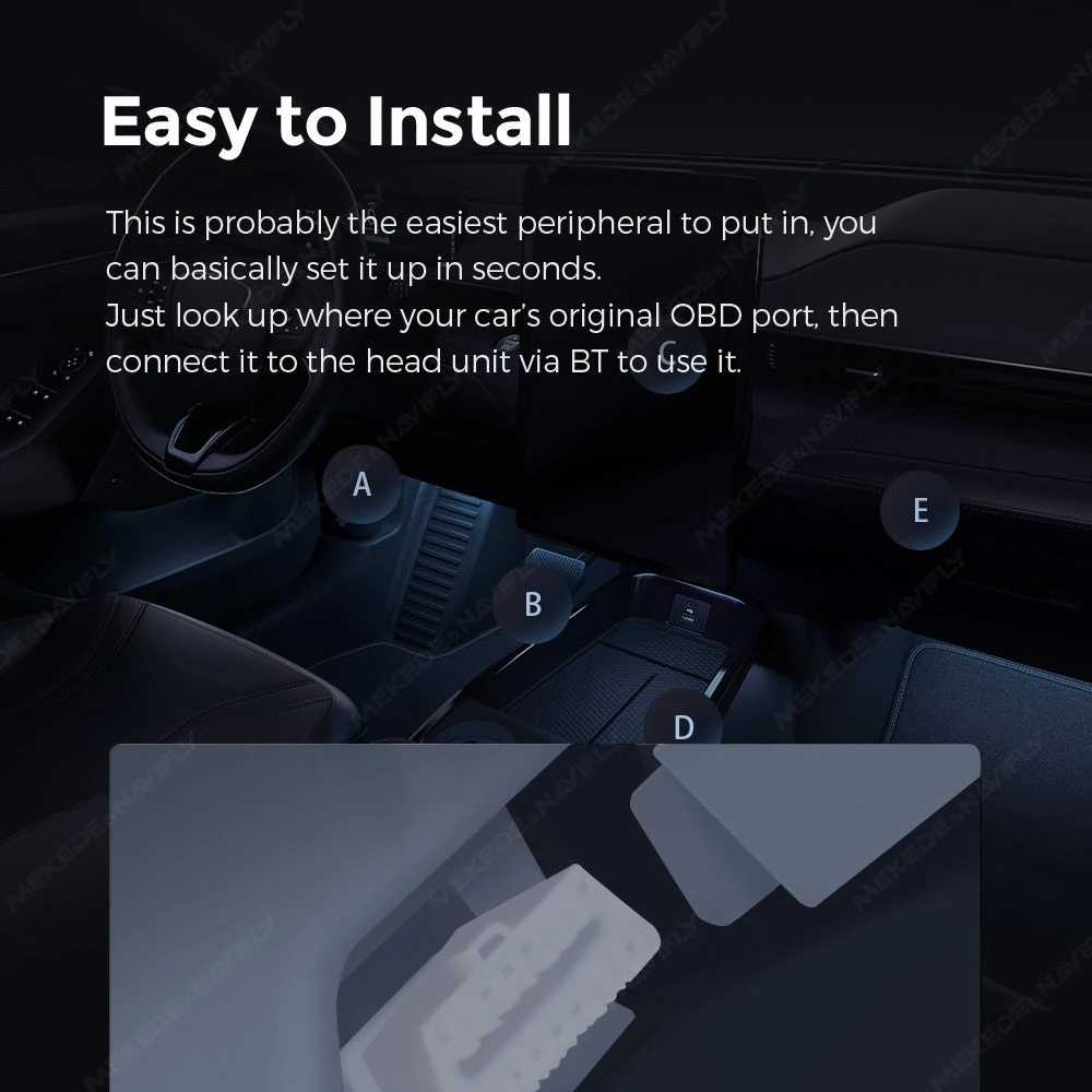 DUDUAUTO Bluetooth OBD-II Adapter