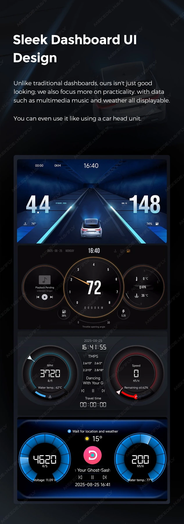 DUDUAUTO Bluetooth OBD-II Adapter