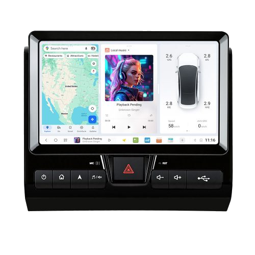 Toyota Land Cruiser 70 76 79 series 2007-2026 DUDUAUTO Android Radio