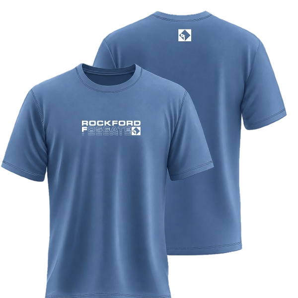 Rockford Fosgate Blue Short sleeve shirt Minimalist design - view 1