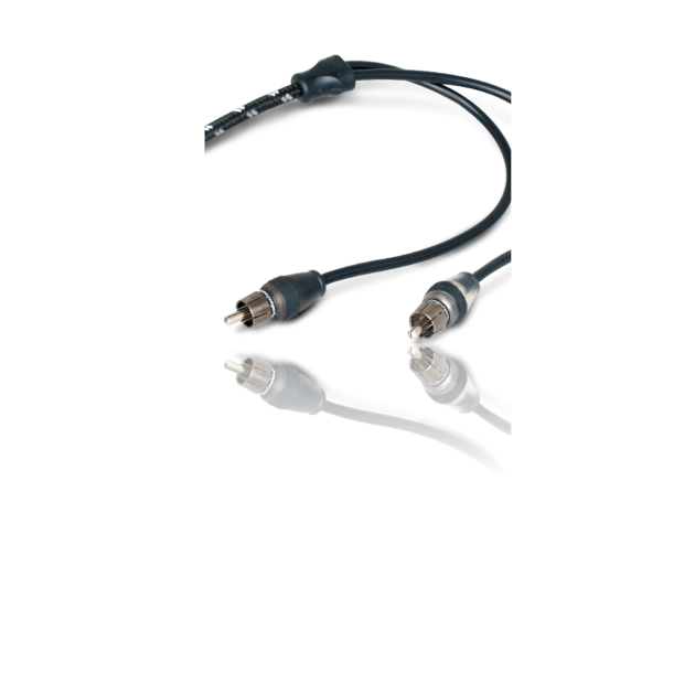 Rockford Fosgate – 16 Feet Premium Dual Twist Signal Cable – 5 meter RCA - view 1