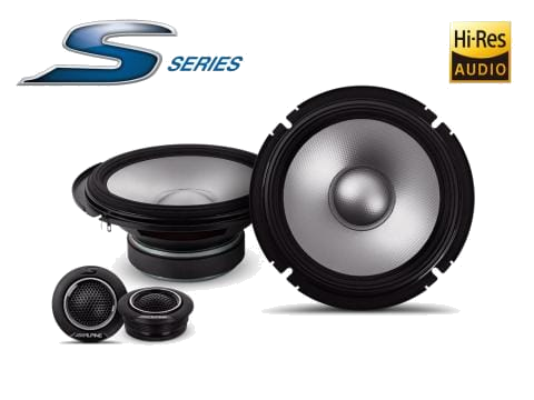 S2-S65C- Alpine S2-S65C S-Series 6.5-Inch Component Speaker