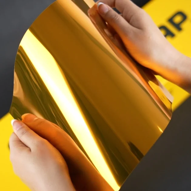 TeckWrap A4 Samples / GOLD VINYL WRAP - TeckWrap