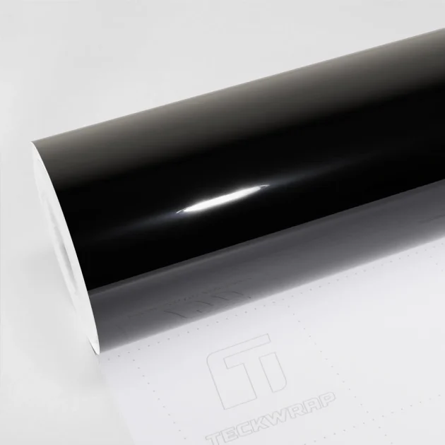 High Gloss Black Mirror Supreme Vinyl Wrap (CG01-Pro+) - Chrome - Black - TeckWrap