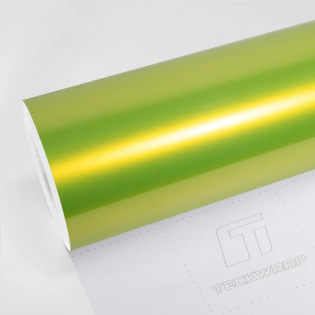 Ultra Gloss Citrus Green Vinyl Wrap (GAL36-HD) - Ultra / High Gloss - Green - TeckWrap