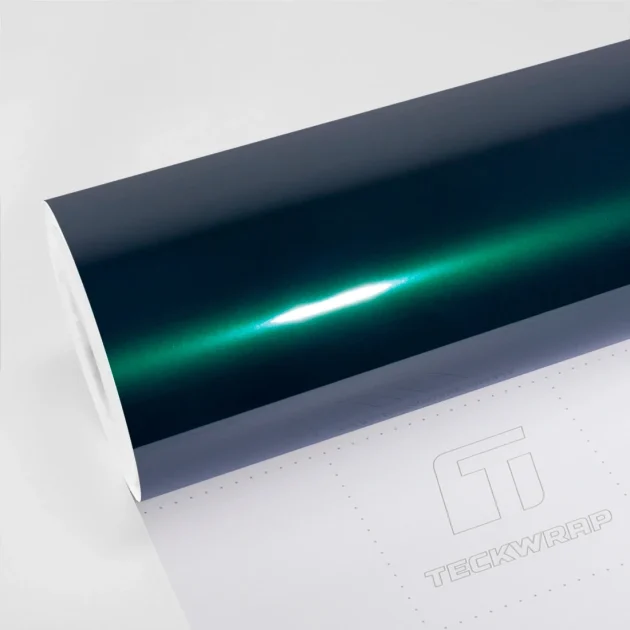 Ultra Gloss Regatta Green Vinyl Wrap (GAL40-HD) - Ultra / High Gloss - Green - TeckWrap