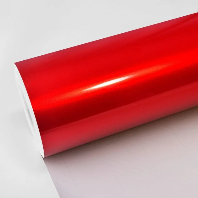 Ultra Gloss True Blood Vinyl Wrap (GAL01R-HD) - Ultra / High Gloss - Red - TeckWrap