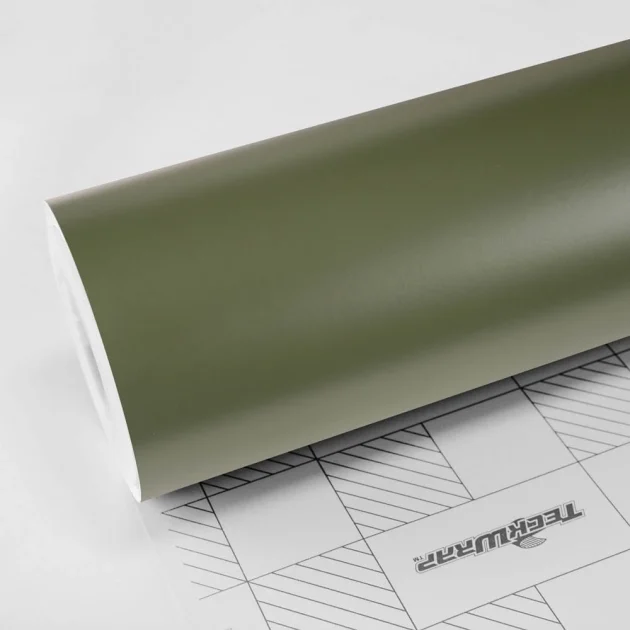 Matte Military Green Vinyl Wrap (CM09) - Matte - Green - TeckWrap