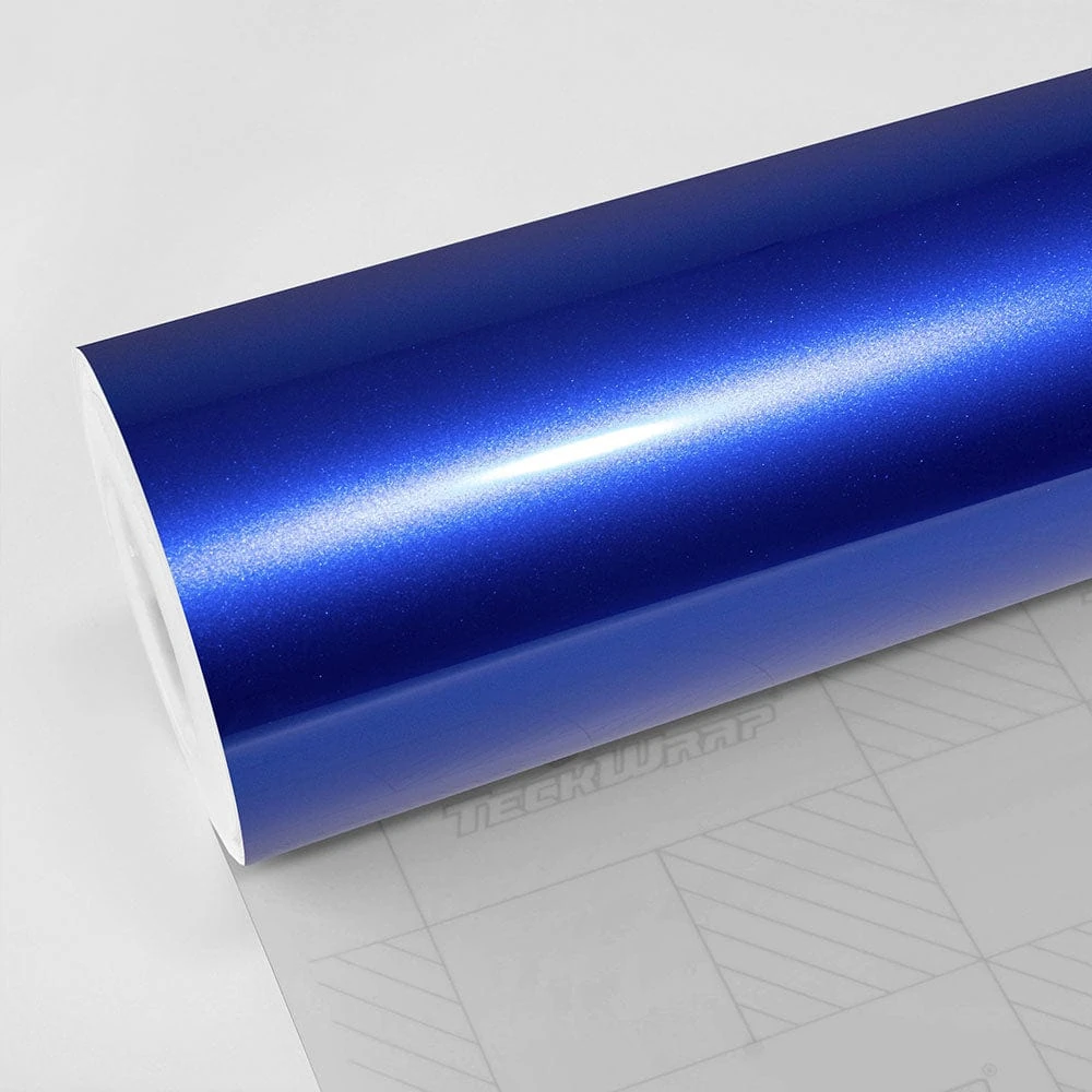 Ultra Gloss Blue Gem Vinyl Wrap (GAL02-HD) - Ultra / High Gloss - Blue - TeckWrap