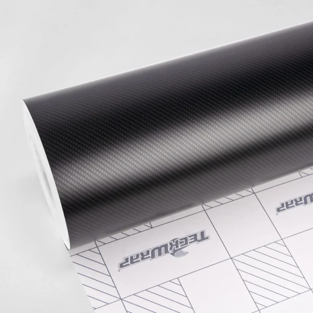 Carbon Matte Ceramic Vinyl Wrap (RCF03M) - Texture & Carbon - Black - TeckWrap