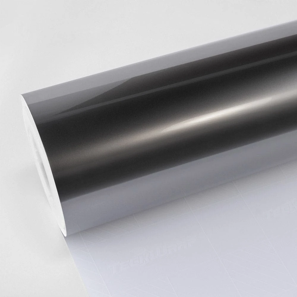 Gloss Metallic Nickel Vinyl Wrap (RB28-HD) - Gloss Metallic - Grey & Silver - TeckWrap