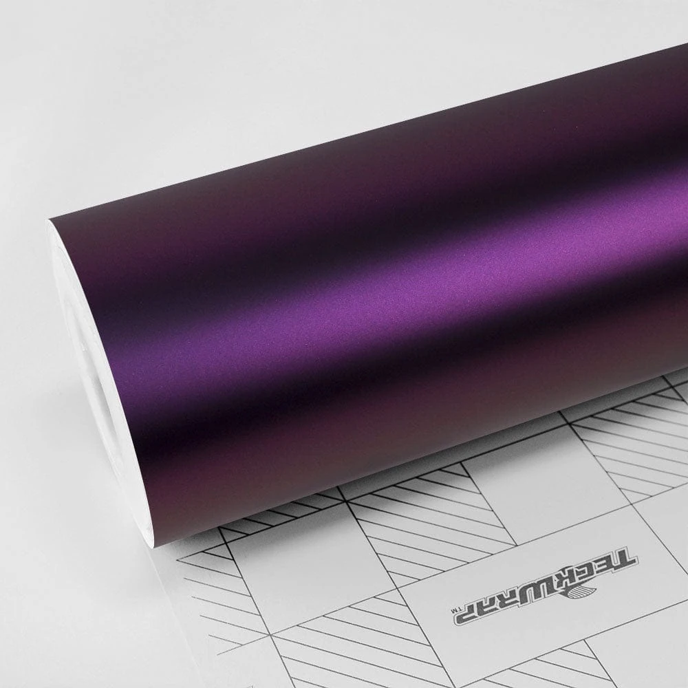 Satin Metallic Venetian Violet Vinyl Wrap (SMT03) - Satin Metallic - Purple - TeckWrap