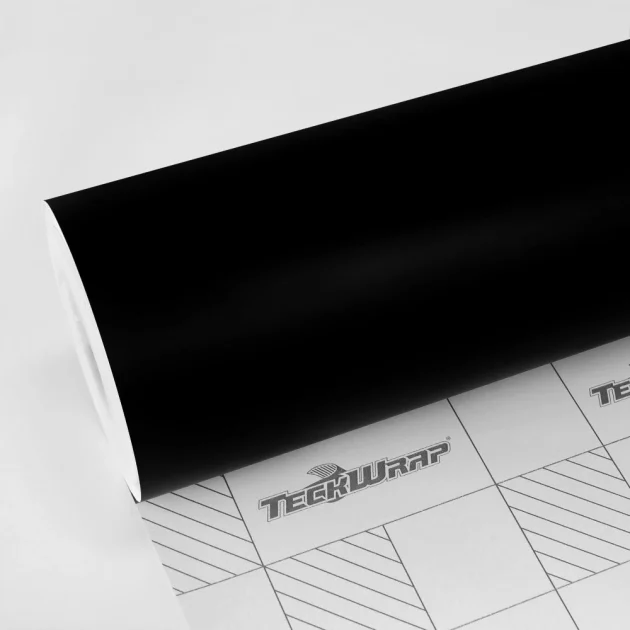 Super Matte Deep Black Vinyl Wrap (SCM01) - Matte - Black - TeckWrap
